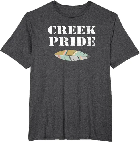 Vista 19 de Creek Native American Pride - Camiseta, Negro, S