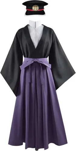Vista 2 de RongJun Tsukasa Yugi Disfraz Unisex WC Bound Hanako Kun Kimono Conjunto Completo Trajes Halloween Cosplay Uniforme Escolar