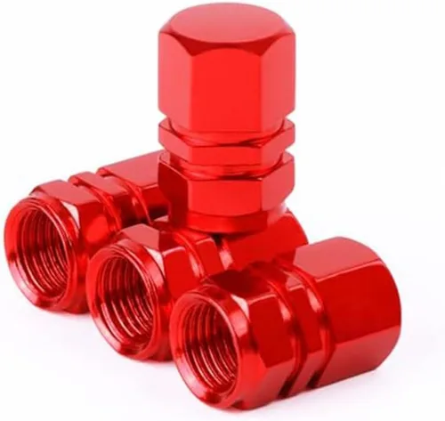 Vista 3 de Aluminum Tire Valve Stem Caps for Renault Captur II I Captur E-Tech 2.Gen/1.gen 2013-2024, Anti-Rust Tires Air Valve Cap Stem Covers
