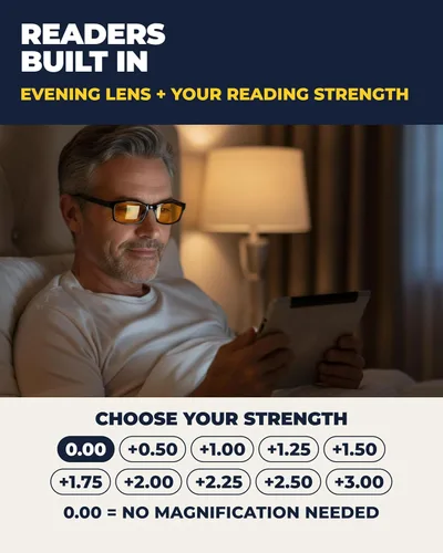 Vista 3 de Prospek ELITE Blue Light Blocking Glasses Men Women, Yellow Lens