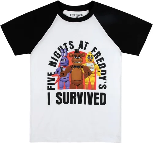 Vista 5 de Five Nights At Freddy's Game Over Crew - Camisetas de manga corta para niño (4 unidades)