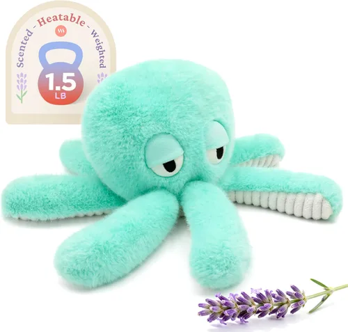Vista 40 de IKASA Animal de peluche de pingüino para microondas, almohadilla térmica para mayor comodidad y calidez, calentable y refrigerable de 1.5 libras