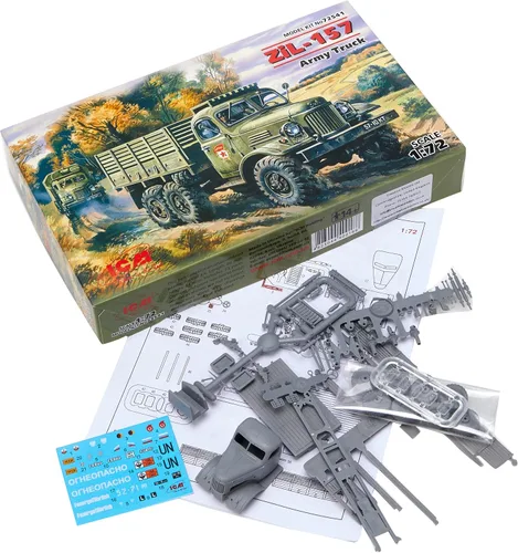 Vista 2 de ICM Modelos ZiL-157 Kit de construcción de camiones del ejército