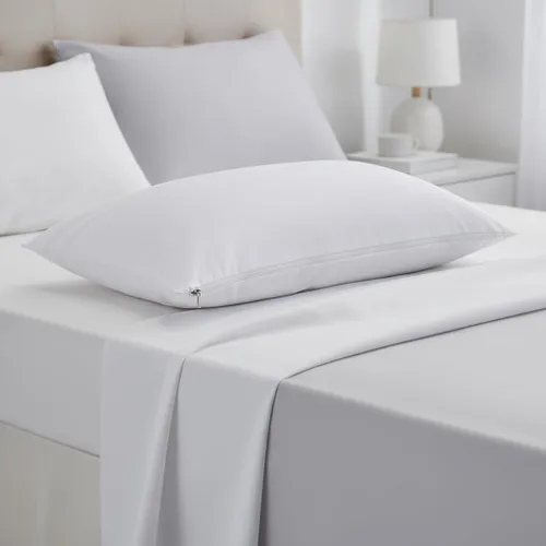 Vista 5 de Pillowcase, Zipper Pillow Insert , White , 25x40cm