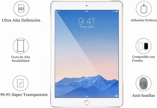 Vista 4 de Ailun - Protector de pantalla para iPad 6ª/5ª/Air 2/Air 1/iPad Pro 9.7