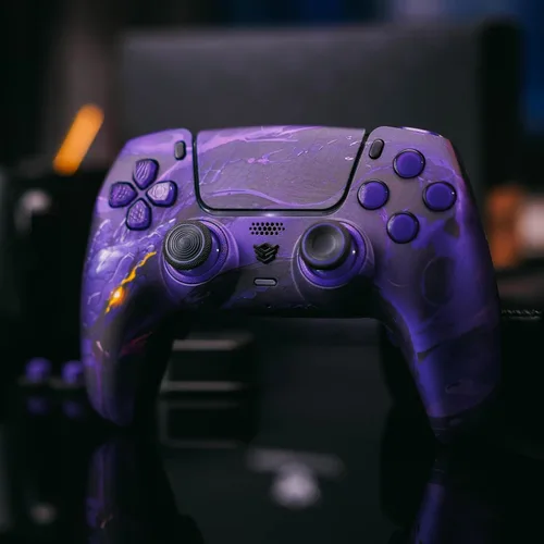 Vista 2 de HEXGAMING PHANTOM Pro Controller with 4 Remappable Buttons, 6 Remapping Profiles, 8 Interchangeable Analog Stick, and Adjustable Triggers Compatible