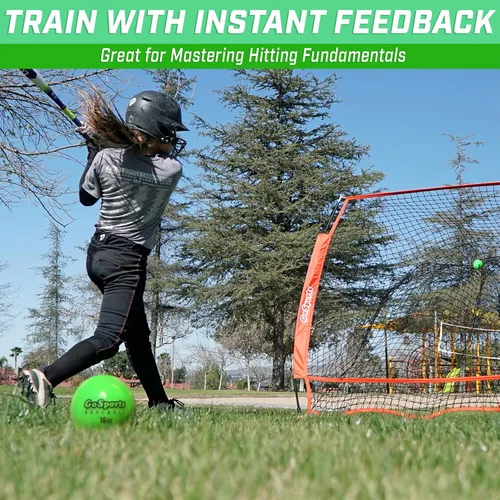 Vista 5 de GoSports Bolas de Entrenamiento con Peso - Elija Béisbol o Sóftbol - Entrenamiento de Bateo y Lanzamiento para Todos los Niveles de Habilidad