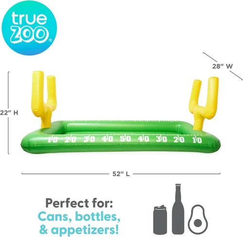 Vista 3 de TrueZoo - Barra de refrigeración inflable de campo de fútbol, enfriador de bebidas para fiestas, enfriador de cerveza inflable, cubeta de hielo, 52