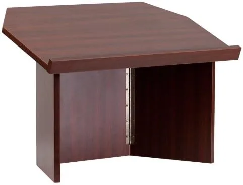 Vista 3 de Atril de mesa plegable, caoba, parte superior laminada, caoba