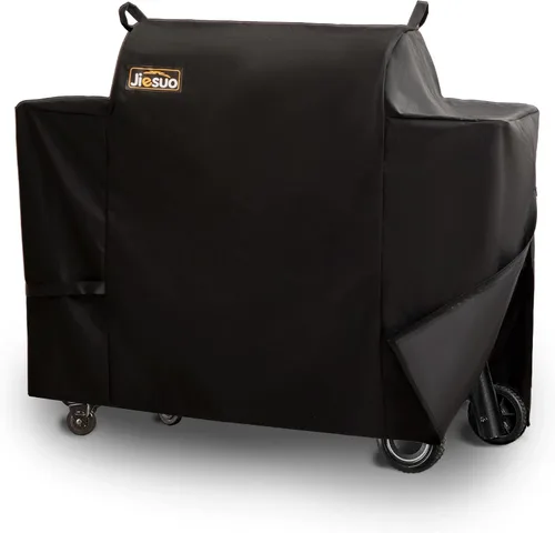 Vista 9 de Cubierta de parrilla para parrillas Traeger serie 22 y Pro 575, resistente e impermeable, diseño de cremallera especial