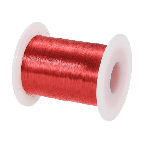 Vista 75 de MECCANIXITY - Alambre magnético de calibre 46 AWG - 0.04mm Hilo de cobre esmaltado - Bobina de alambre magnético de 14669 pies (4471m) - 50g Grado F