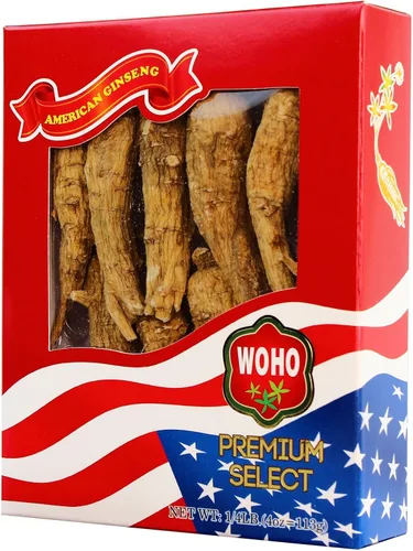 Vista 2 de WOHO #129.4 Caja de ginseng americano medio corto Jumbo de 4 onzas
