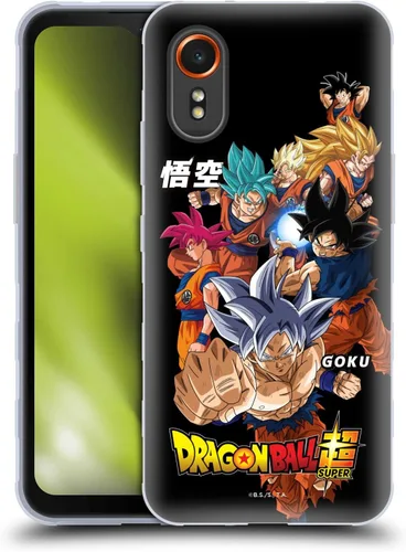 Vista 81 de Head Case Designs Funda de gel con licencia oficial de Dragon Ball Super Group Future Trunks Arc Characters [protección de grado militar] compatible