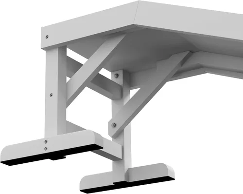Vista 9 de PawHut Rampa para perros para cama, rampa para mascotas para perros con alfombra antideslizante y plataforma superior, 49 x 16 x 14 pulgadas