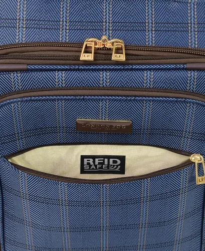 Vista 2 de LONDON FOG Brentwood II - Spinner expandible de 20 pulgadas Azul London Fog Brentwood Ii - Maleta de mano extensible de 20 pulgadas