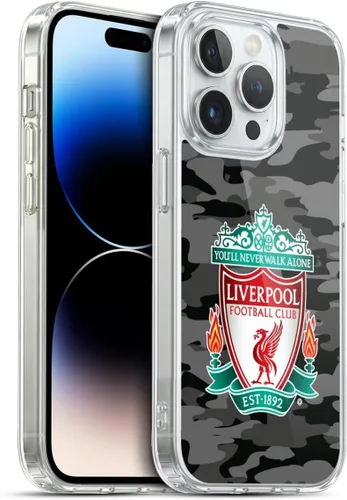 Vista 103 de Head Case Designs Funda de gel con licencia oficial del Liverpool Football Club Away Colourways Crest Camou [protección de grado militar] compatible