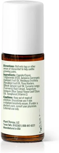 Vista 7 de Plant Therapy Kids Grow Ease - Aceite esencial roll-on de 1.0 fl oz (1 oz), alivio de dolores de crecimiento para niños, dolores musculares