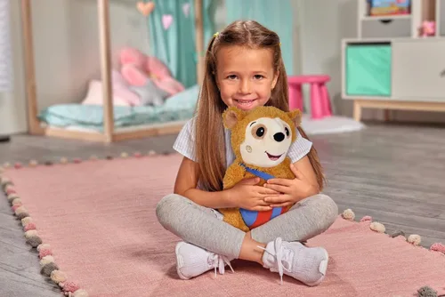 Vista 2 de Simba 109241017 Bobo Siebenschläfer - Juguete de peluche, canta conmigo, reproduce música, 13.8 in, para niños a partir de 3 años