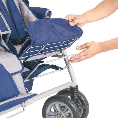 Vista 8 de Carriola plegable Angeles infantil, para bebés, SureStop Comercial Bye Bye (para 4 pasajeros)