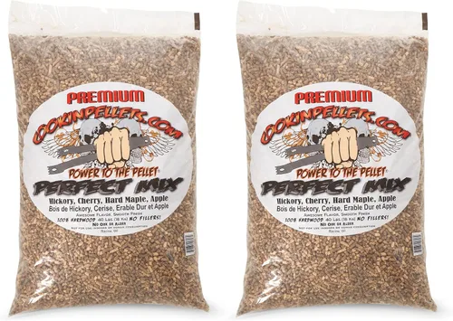 Vista 18 de CookinPellets Pellets de Madera Dura Natural de Manzana Premium y Arce Duro, Humo Dulce Ligero para Parrilla BBQ y Ahumador de Pellets, Bolsa de 40