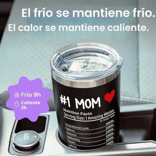 Vista 8 de Regalos de cumpleaños para mamá de hijo – Having Me As a Son Is the Only Gift You Need - Vaso aislado negro de 20 onzas, regalo para la mejor mamá
