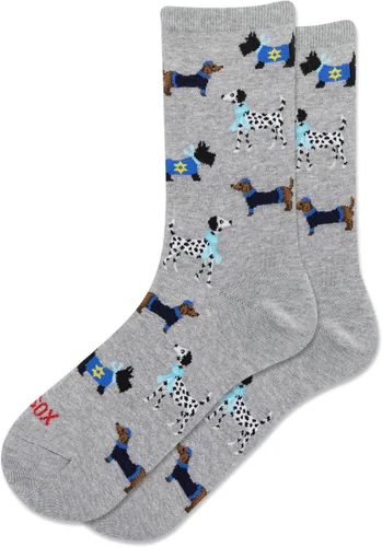 Vista 14 de Hot Sox Calcetines de invierno para mujer, diseño de animales, paquete de 1 par, regalos lindos y divertidos, Navidad y más Christmas Cats (Black)