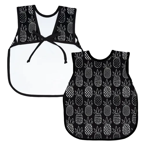 Vista 18 de BapronBaby Galletas y leche Bapron – Babero más seguro sin lazo para el cuello para bebés y niños pequeños – Suave impermeable resistente a