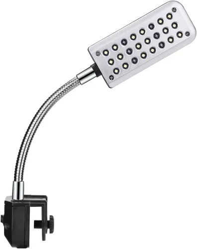 Vista 11 de DaToo Luz de acuario pequeña luz LED clip para pecera 1.5W con temporizador y atenuador, 1 año de garantía