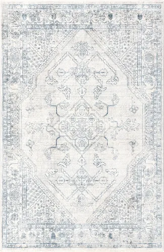 Vista 31 de Unique Loom Newport Collection - Alfombra de área ocre (2' x 3' 11", azul/marrón claro)