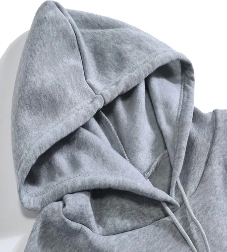 Vista 3 de DIDK Sudadera casual de manga larga con cordón y bolsillos para mujer