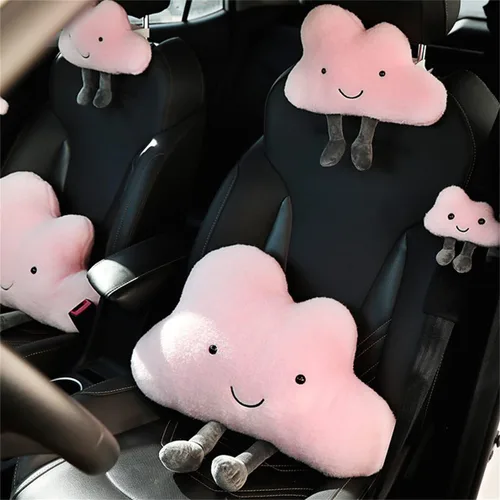 Vista 6 de Cloud Pillows - Almohada de felpa para el hogar, almohada decorativa de felpa para la cabeza del coche