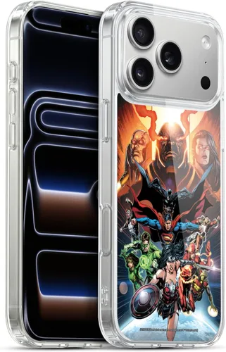 Vista 149 de Head Case Designs Funda de gel con licencia oficial de la Liga de la Justicia DC Comics #10 Darkseid War Comic Book Cover