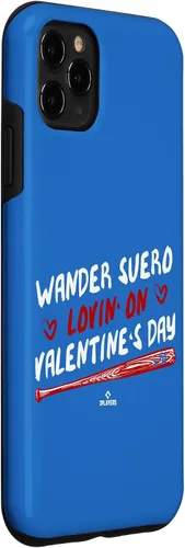 Vista 3 de iPhone 11 Pro Max Wander Suero Lovin' On Valentines Day Washington Baseball Case