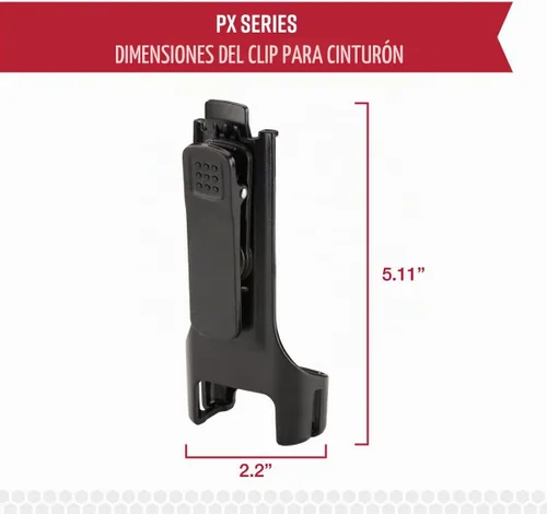 Vista 2 de Cobra Repuesto de clip giratorio para cinturón PX y Walkie-Talkies