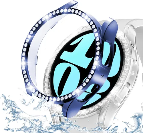 Vista 62 de DEALELE Paquete de 1 + 3 fundas compatibles con Samsung Galaxy Watch 7 Ultra (1.772 pulgadas), funda protectora de policarbonato transparente