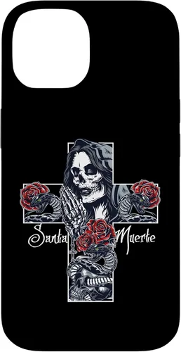 Vista 4 de Funda con diseño de calavera de Santa Muerte para iPhone 17