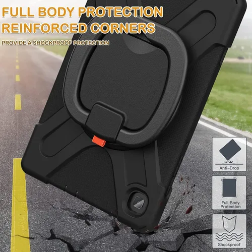 Vista 6 de Funda para Galaxy Tab S6 Lite de 10.4 pulgadas 2024/2020/2022 (SM-P620/P625/P610/P615/P613/P619), Funda Protectora de Servicio Pesado con Soporte