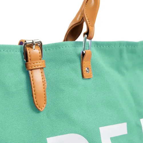 Vista 9 de Keho Bolsa de playa impermeable con bolsillos para mujer (resistente a la arena)