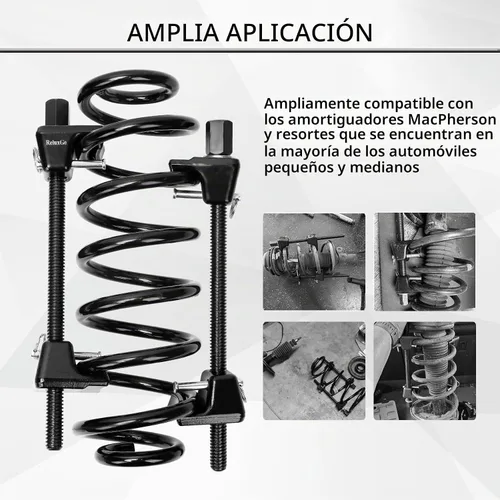 Vista 2 de ReluxGo Macpherson - Herramienta de compresor de resorte de puntal, 2 piezas de compresor de resorte helicoidal automotriz de servicio pesado