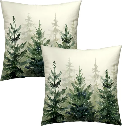 Vista 197 de Giwawa Juego de 2 fundas de almohada decorativas con diseño floral de girasol de 16 x 16 pulgadas, fundas de cojín decorativas para el hogar, sofá
