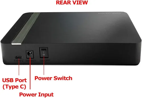Vista 4 de Avolusion HDDGear Pro X 3TB USB 3.0 Disco duro externo para juegos (preformateado para PS4 Pro, delgado, original)