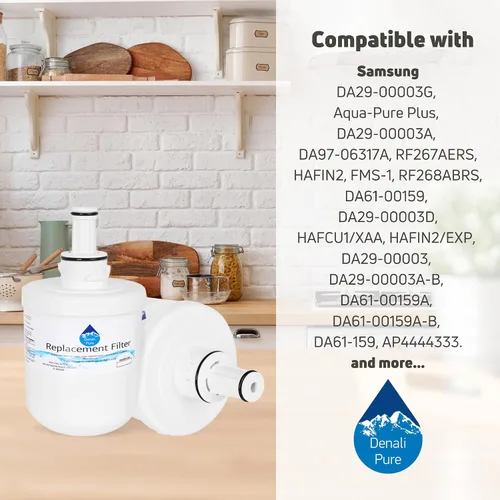 Vista 9 de Repuesto para Samsung rfg298aawp Filtro de agua para nevera