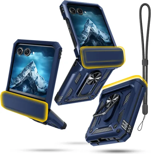 Vista 11 de Funda con cordón para Moto Razr 2026/2025/2024, Razr+ Plus 2026/2025/2024 Negro