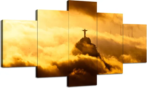Vista 48 de Arte de Pared Cristiano Símbolo Religioso Cuadro Enmarcado Pintura de Cruz de Cristo Cruces Decoración de Pared Impresión en Lienzo de Cruz Póster