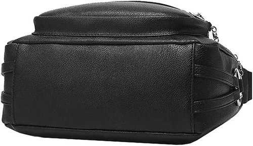 Vista 4 de MINTEGRA Bolso cruzado de cuero para mujer, bolso de bolsillo ligero para hombro