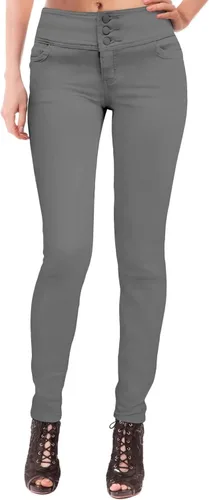 Vista 2 de Hybrid & Company Pantalones de mezclilla elásticos supercómodos para mujer V3
