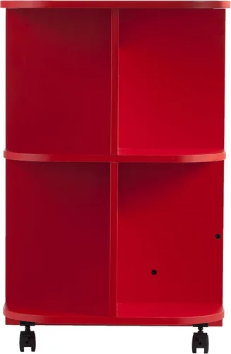 Vista 13 de SEI FURNITURE Southern Enterprises - Mesa extensible para manualidades, color rojo