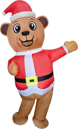 Vista 4 de DeHasion Christmas Inflatable Costume Christmas Party Air Blow-up Costume for AdultChristmas Parade