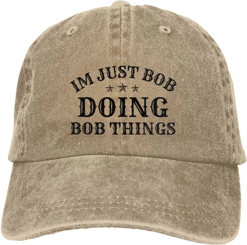 Vista 9 de Im Just Bob Doing Bob Things - Gorra de camionero, gorra de béisbol ajustable para deportes, unisex