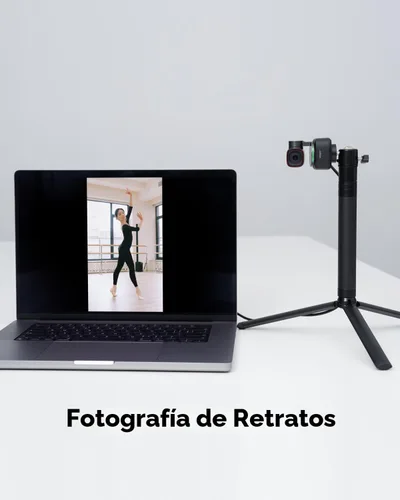 Vista 9 de OBSBOT Tiny 2 - Cámara web 4K con control de voz PTZ, seguimiento por IA en modos múltiples y enfoque automático, cámara web con sensor de 1/1.5